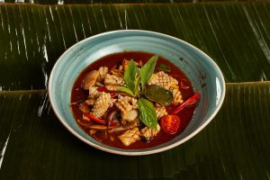 Smażone kalmary Tom Yum